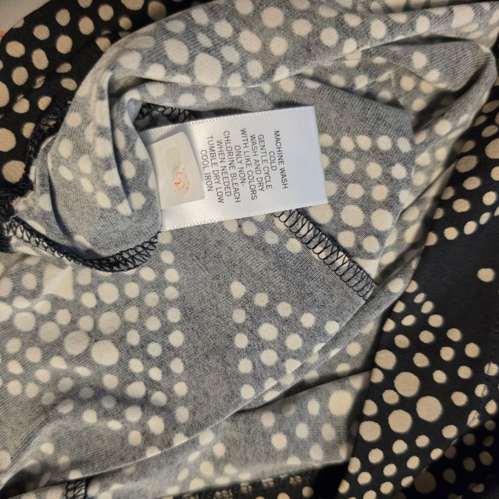 Ann Taylor Geometric Diamond Dot Print Sleeveless Belted Sheath Dress Size 10 - Picture 11 of 11